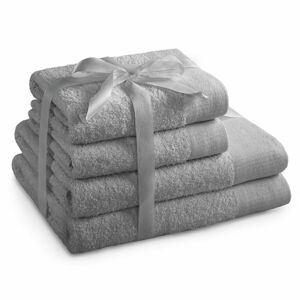 Uterák AMARI - AMELIAHOME farba sivá štýl klasický 2*70x140+2*50x...