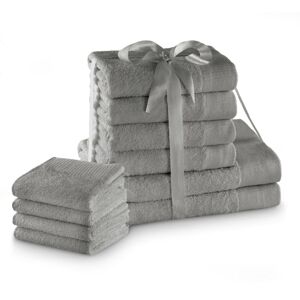 Uterák AMARI - AMELIAHOME farba sivá štýl klasický 2*70x140+4*50x...