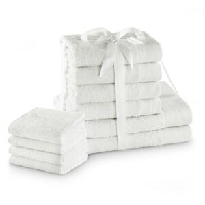 Uterák AMARI - AMELIAHOME farba biela štýl klasický 2*70x140+4*50...