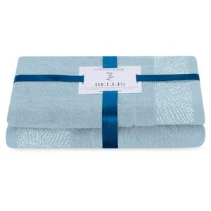 Uterák BELLIS farba sky blue štýl classic 50x90+70x130 AmeliaHome