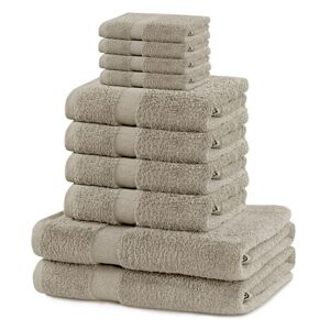 Uterák MARINA farba béžová štýl klasická tkanina bavlna 2*70x140+...