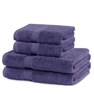 Uterák MARINA farba fialová štýl klasická tkanina bavlna 2*70x140...