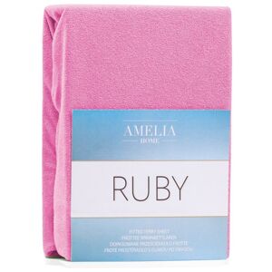 Prikrývka RUBY farba ružová štýl klasická látka froté 180-200x200...