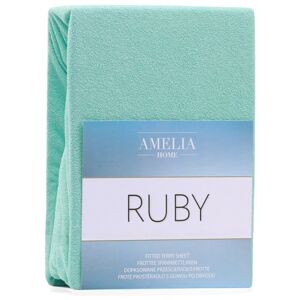 Prikrývka RUBY mätovo zelené froté 200-220x200 AmeliaHome