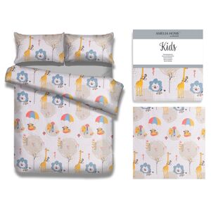 Posteľná bielizeň KIDS farba béžová s potlačou vzor deti 135x200+...