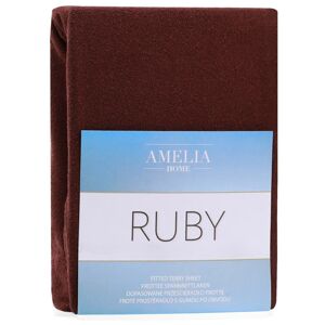 Prikrývka RUBY farba hnedá štýl klasická látka froté 200-220x200...