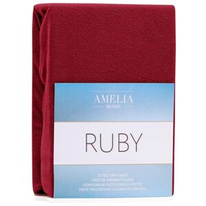 Prikrývka RUBY bordové froté 160-180x200 AmeliaHome
