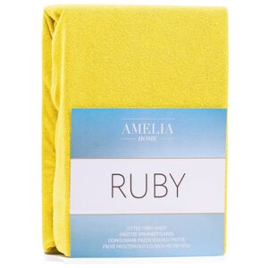 Prikrývka RUBY farba žltá štýl klasická látka froté 160-180x200 A...