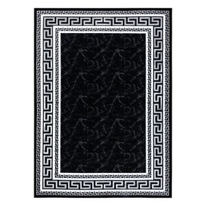 Koberec MOSSE FRAME farba čierna 70x250 Hakano