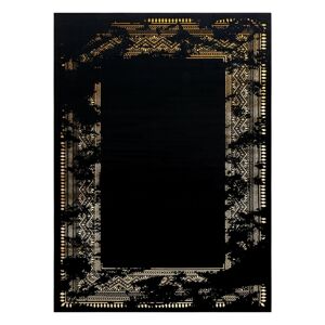 Koberec MOSSE FRAME 2 farba čierna 70x250 Hakano