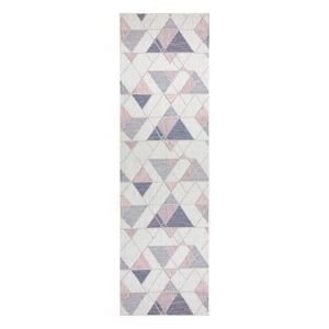 Koberec VINEA GEOMETRIC2 farba krémová 60x200 Hakano