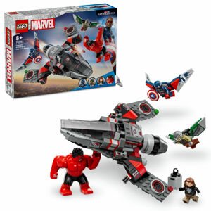 LEGO® Marvel Captain America vs. Red Hulk bitka 76292