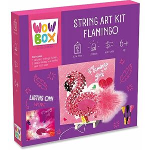 TM Toys Wow Box Sada na výrobu obrázkov s osvetlením - Flamingo