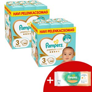 Pampers Premium Care 2 mesačné balenie plienok 6-10 kg Midi 3 (40...