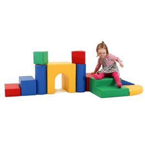 IGLU SOFT PLAY Vzdelávacie penové ihrisko - hrad - rainbow