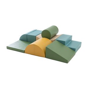 IGLU SOFT PLAY Vzdelávacie penové ihrisko - Dobrodruh - tyrkysová