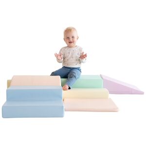 Vzdelávacie penové ihrisko IGLU SOFT PLAY - pastelové farby