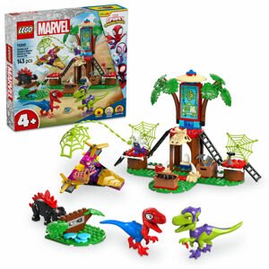 Súboj LEGO® Marvel Spider-Mana a Gobbyho raptora v centrále balda...