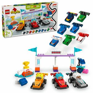 LEGO® DUPLO® F1® pretekárske autá a jazdci 10445