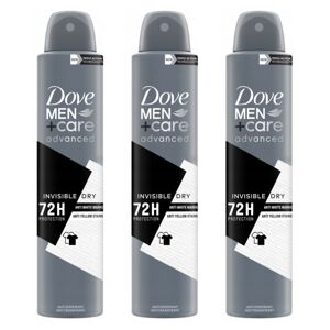 Dove Men+Care Advanced pánsky dezodorant Invisible Dry 3x200ml