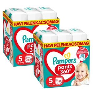 Pampers Pants 2 mesačné balenie plienok 12-17kg Junior 5 (304ks)