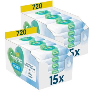 Pampers Aqua bez plastových obrúskov 30x48ks