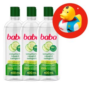 Detský šampón s výťažkom z uhorky pre tenké vlasy 3x400ml + darč...