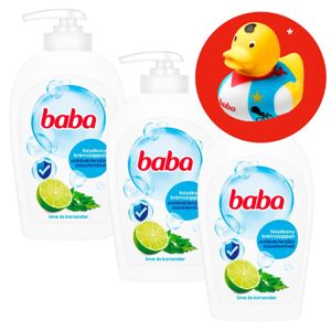 Detské tekuté mydlo antibakteriálne limetkové 3x250ml + darčeková...