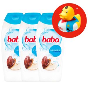 Detská sprcha Kakaové maslo 3x400ml + darčekové gumové prasiatko