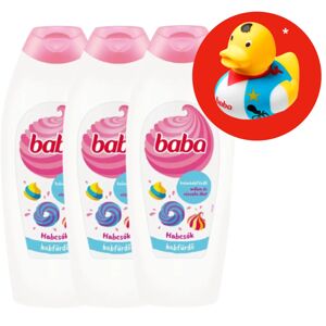 Detská pena do kúpeľa Malina a ružové drevo 3x750ml + darčekové g...