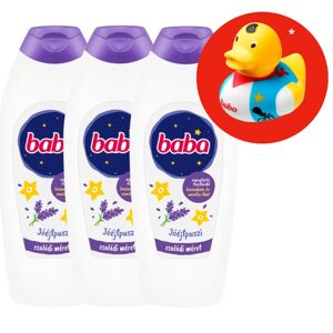 Kúpeľ na detskú sprchu Levanduľa a vanilka 3x750ml + darčekové gu...
