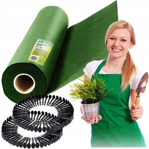 Plonos Agrotextil záhradná tkanina 1,6mx50m, 90g/m2 +100 ihiel - zelená