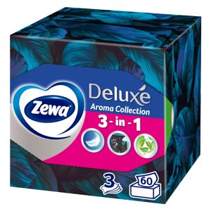 Zewa Deluxe 3-vrstvové papierové vreckovky v krabici - Aroma Coll...