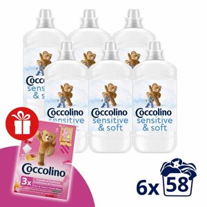 Coccolino Sensitive &amp; Soft Oplachovací koncentrát 348 umý...