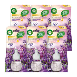 Air Wick Lavender Field Náplň do elektrického osviežovača vzduchu 6x19ml