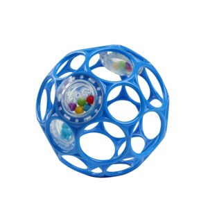 OBALL Hračka Oball RATTLE 10 cm modrá 0m+