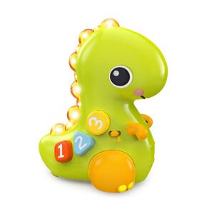 BRIGHT STARTS Hračka hudobná, osvetlená, pohyblivá Dino, 6hó+