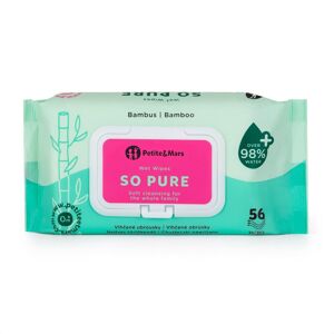 PETITE&amp;MARS Vlhčené obrúsky SO PURE bambus, biologicky od...