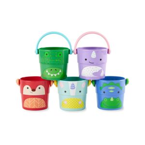 SKIP HOP Zoo hračka do vody vedierka Stack&amp;Pour 5ks, 9m+