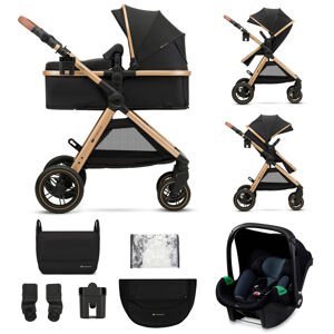 Kinderkraft Esme 3v1 multifunkčný kočík - black