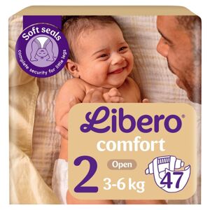 Plienky Libero Comfort 3-6kg Newborn 2 (47ks)