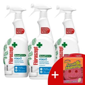 Flóraszept Botanitech Kúpeľový dezinfekčný čistiaci sprej 3x700ml...