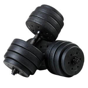 Bitúmenové činky 40 kg 2x20 kg sada