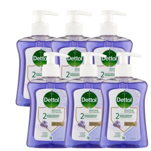 Dettol Levanduľové tekuté mydlo 6x250ml