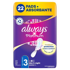 Always Platinum Denná a nočná hygienická vložka 22 ks