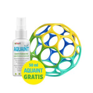 OBALL Hračka Oball™ Classic 10 cm modro/zelená 0m+AQUAINT 100% ek...