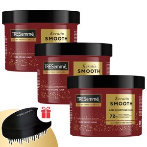 TRESemmé Keratin Smooth kondicionér na vlasy 3x440ml + darčekový hrebeň