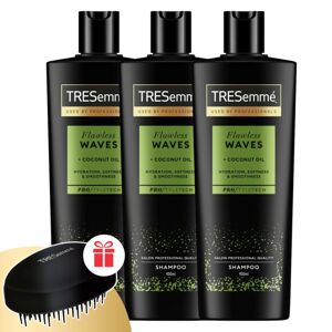 TRESemmé Flawless Waves Šampón na vlnité a kučeravé vlasy 3x400ml...
