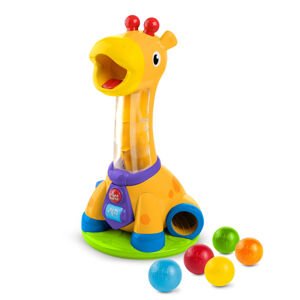 BRIGHT STARTS Hudobná hračka žirafa Spin &amp; Giggle™ 12h+