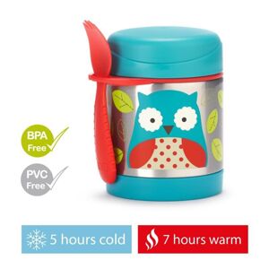 Termoska SKIP HOP Zoo s lyžičkou/vidličkou Sova 325 ml, od 3 rokov